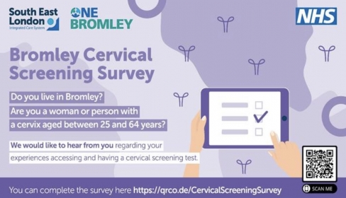 Bromley Cervical Screening Survey – have your say by 30 April