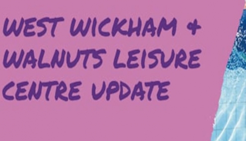Exciting news on the refurbishment of West Wickham & Walnuts leisure centres.